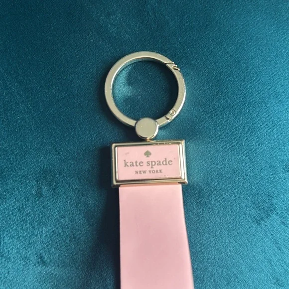 Kate Spade Pink Patent Leather Keychain - Picture 3 of 4